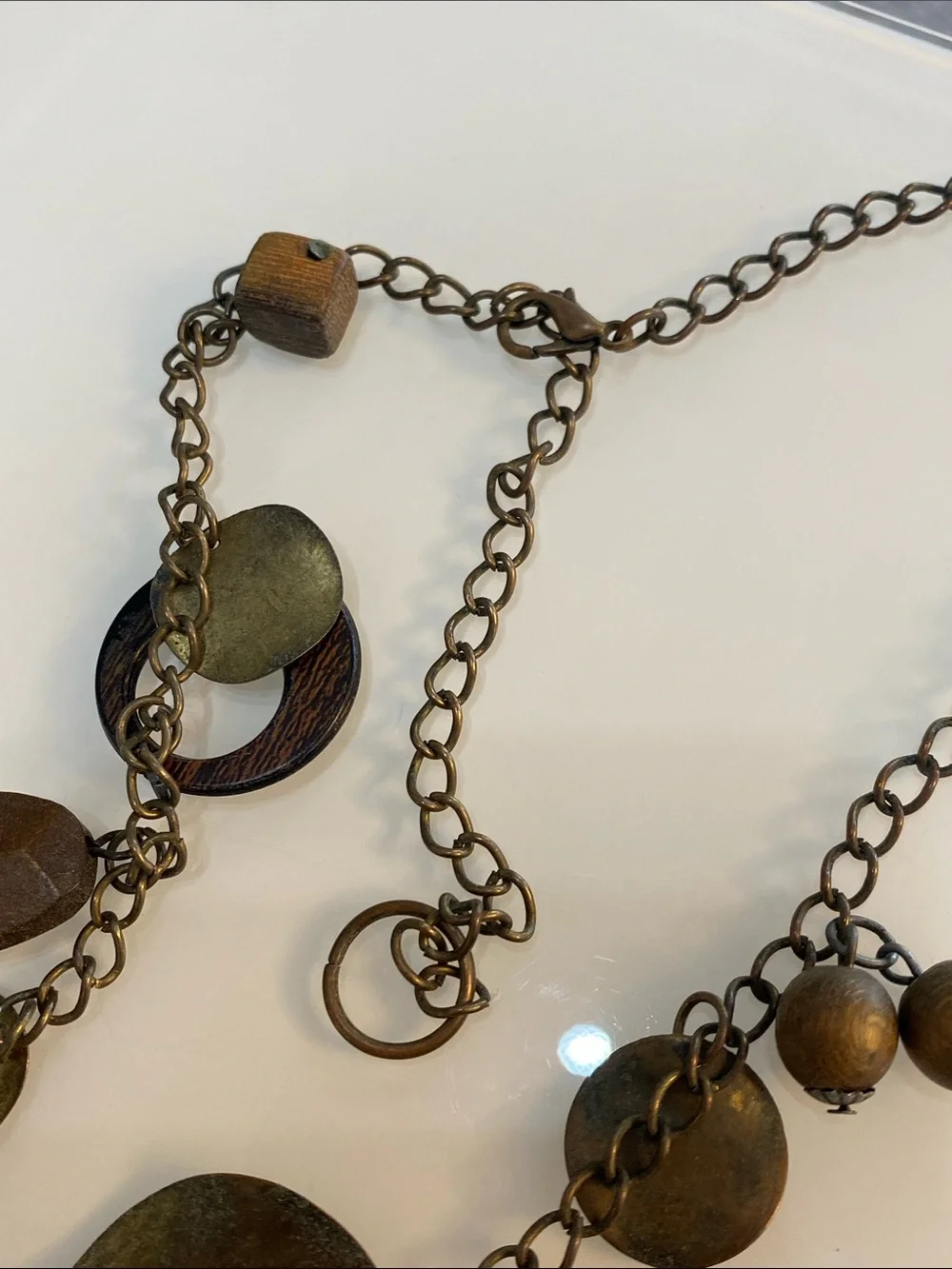 Wooden and metal beads